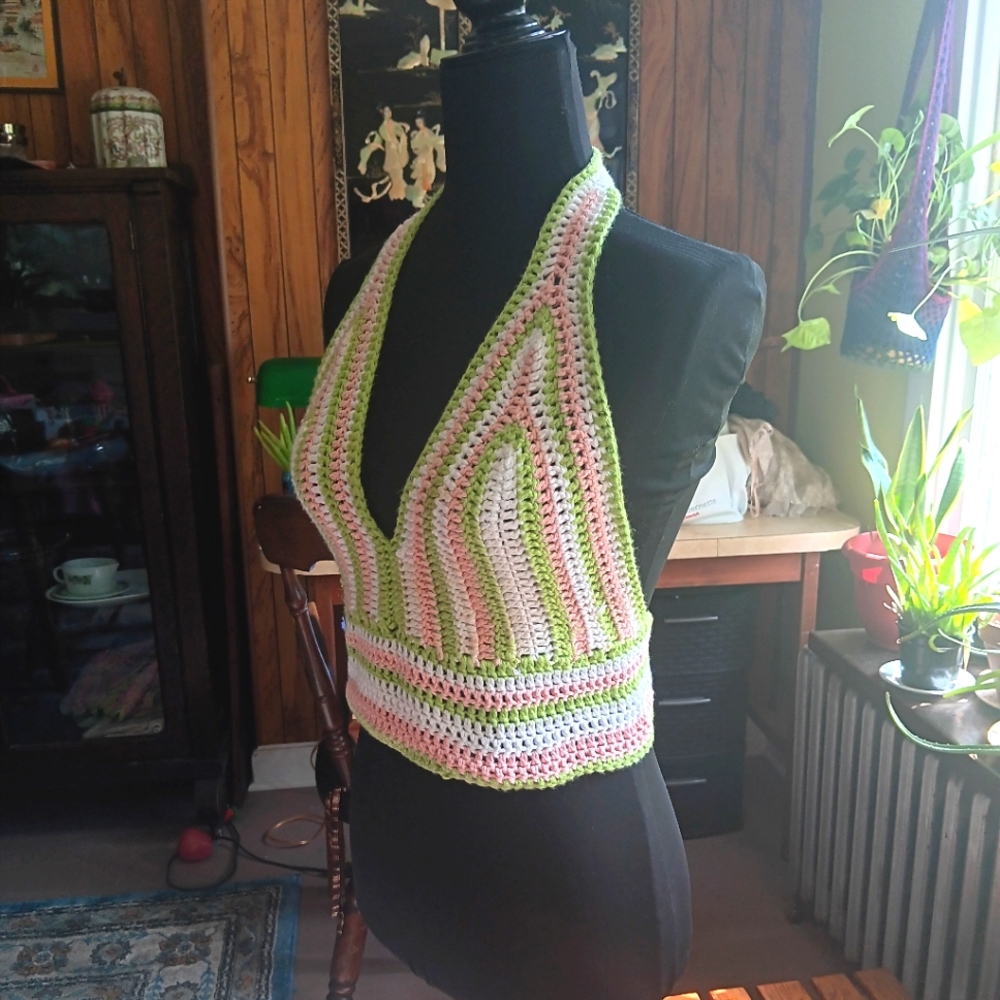 crochet halter top